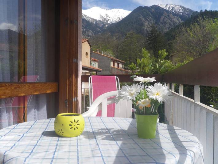 Gîte pour 2 personnes, avec balcon à Vernet-les-Bains