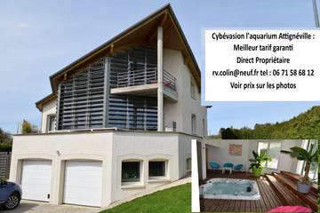 Location de vacances pour 15 personnes, avec jardin et balcon ainsi que jacuzzi et sauna dans les Vosges