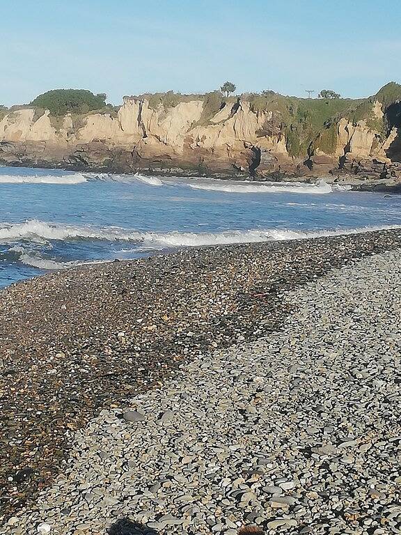 Schöner Meerblick von diesem schönen Ferienhaus in Waitaki District