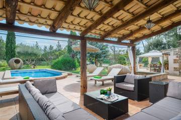 Villa in Sencelles, Mallorca Inselmitte für 9 