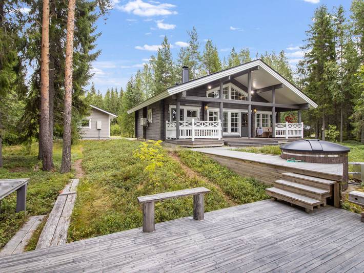 Villa white water in Lappland
