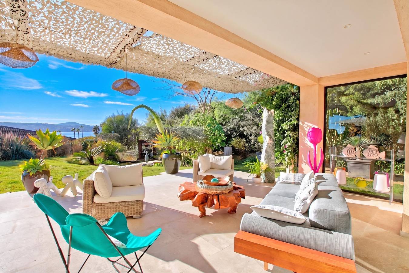 Villa Bayugita in Grimaud, Mittelmeerküste (Frankreich)