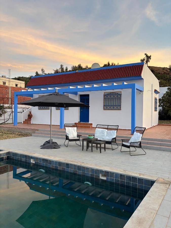 Location de vacances pour 5 personnes, avec vue ainsi que jardin et terrasse, animaux acceptés à Chefchaouen