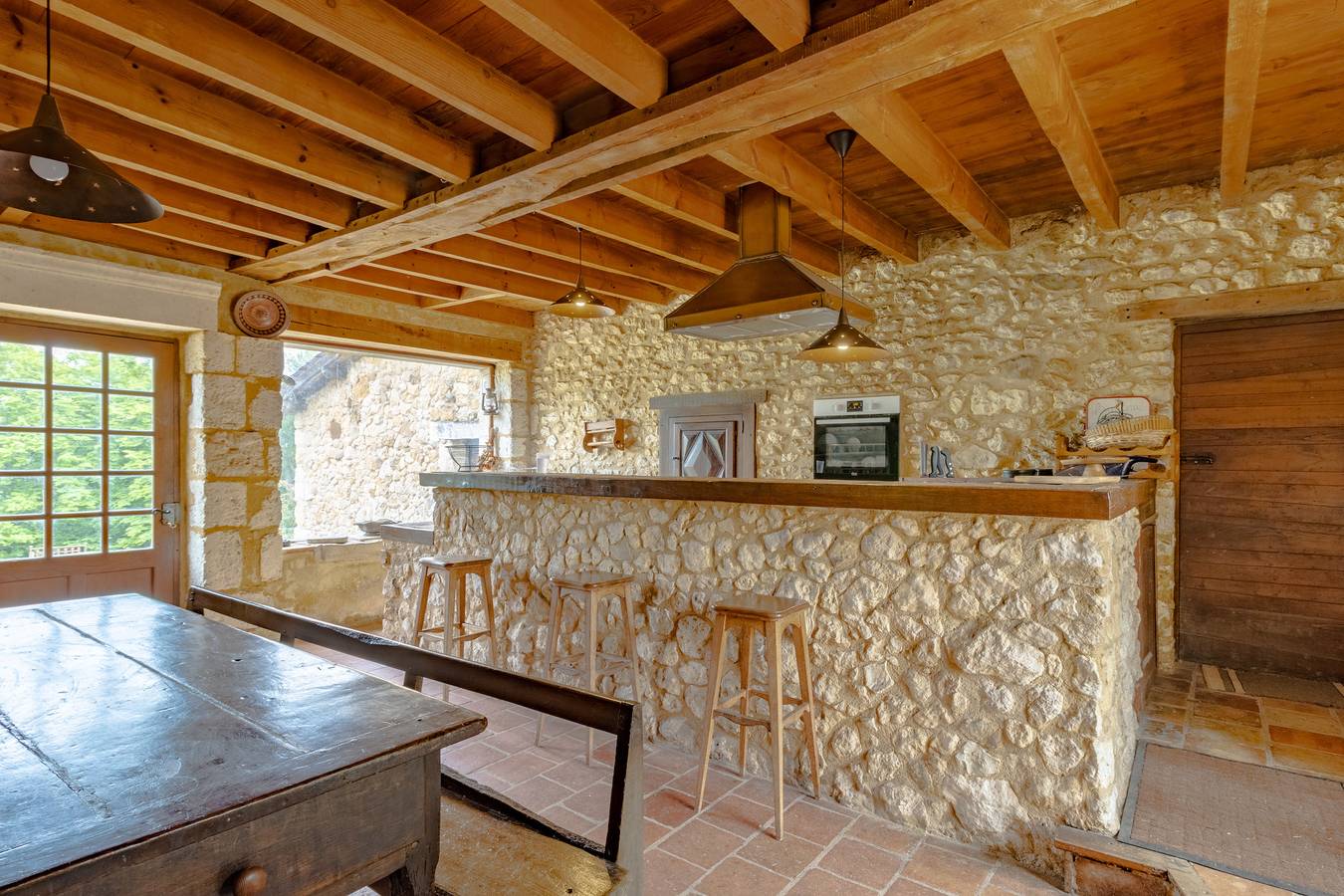 Maison de vacances 'La Jembertie En Périgord' avec piscine privée, terrasse privée et Wi-Fi in Grignols, Périgord Blanc