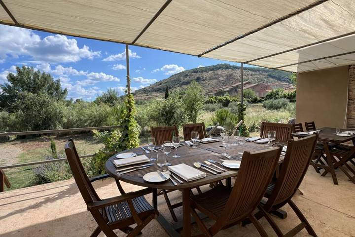 Location de vacances pour 10 personnes, avec jardin ainsi que terrasse et vue à Octon - 4