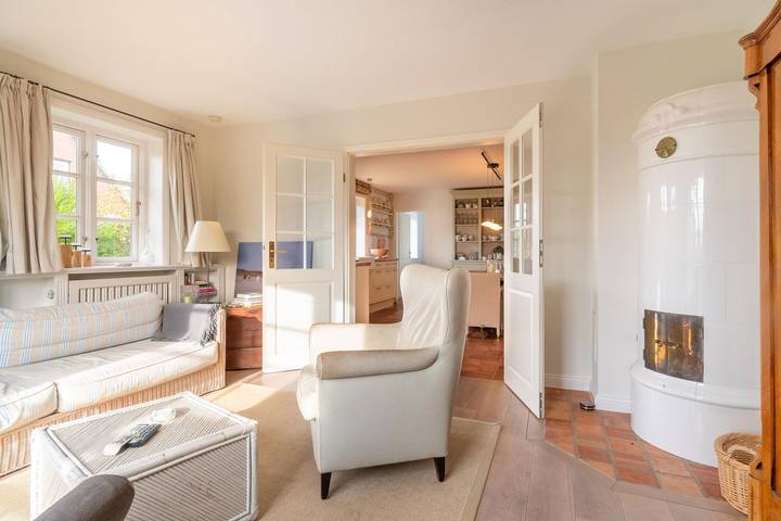 Ferienhaus für 6 Personen, mit Terrasse und Garten sowie Sauna und Ausblick