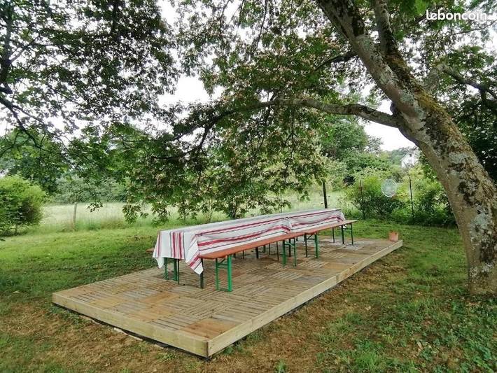 Location de vacances pour 12 personnes, avec piscine et jardin ainsi que bassin pour enfant et vue dans Geus D Oloron - 4