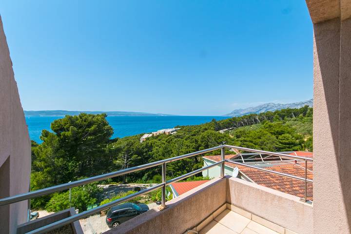 Ferienwohnung für 3 Personen, mit Balkon/Terrasse in Brela