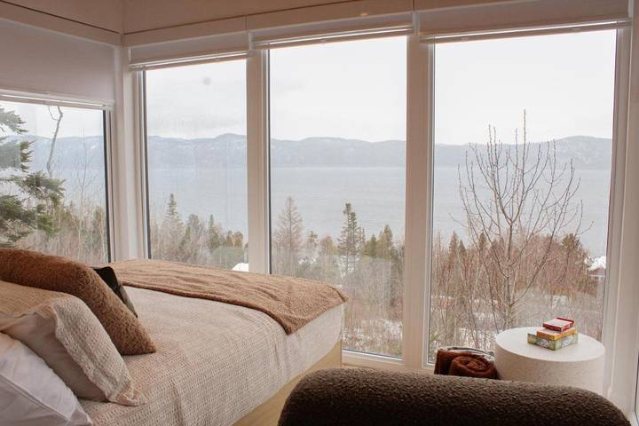 Gîte pour 2 personnes, avec vue ainsi que balcon et sauna à Saguenay - 2