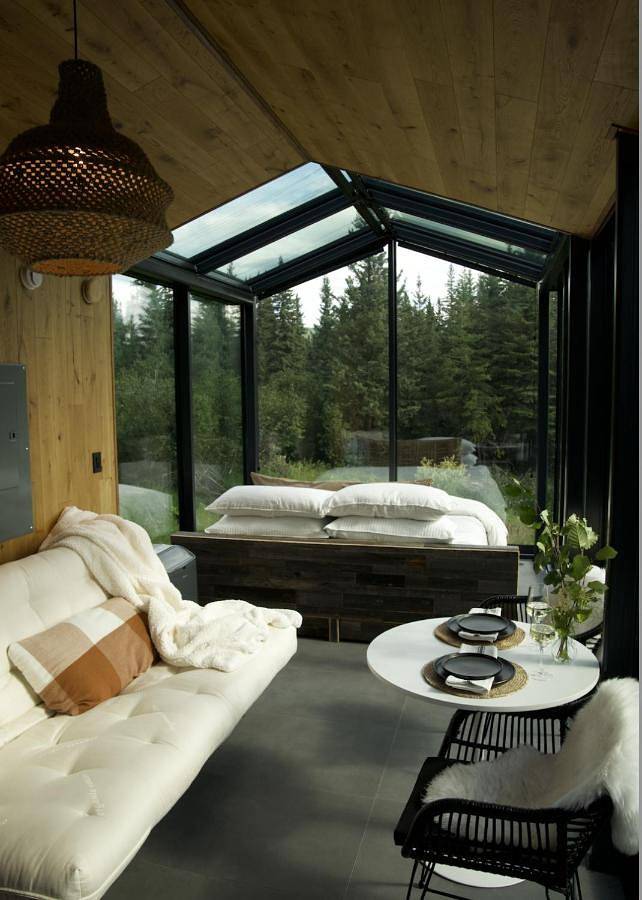 Apartamento para 2 personas, con vistas además de terraza y sauna, Se admiten mascotas en Alaska