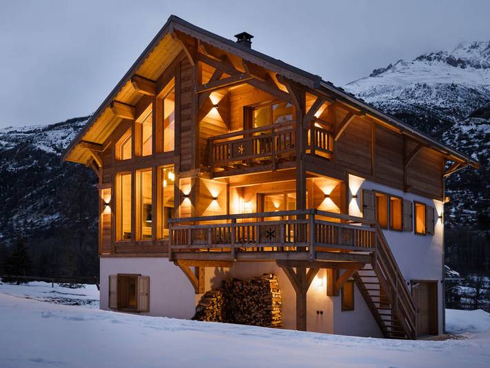 Chalet pour 10 personnes, avec terrasse