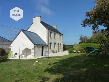 Gîte pour 4 personnes, avec terrasse et jardin à Plounéour-Trez