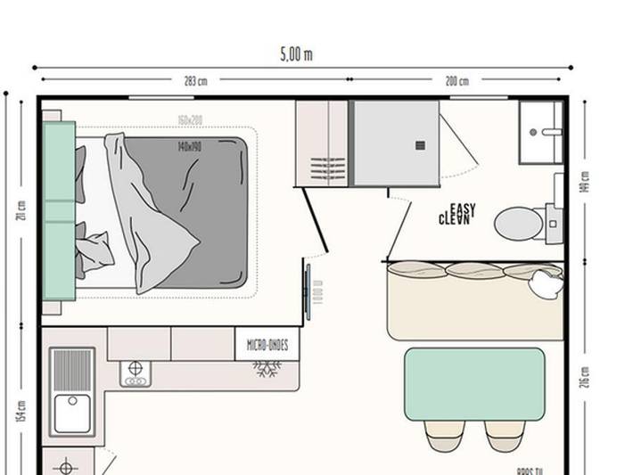 Bungalow für 2 Personen in Atlantikküste Frankreich - 4