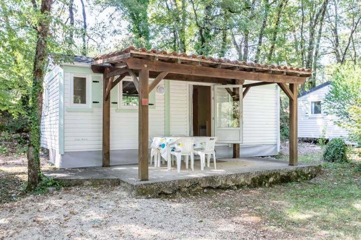 Mobil home pour 4 personnes, avec bassin pour enfant à Chauffour-sur-Vell - 3