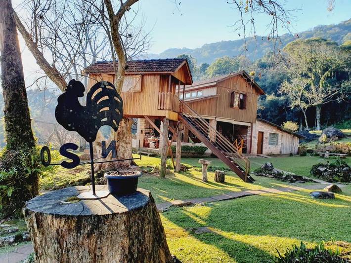Finca für 7 Personen, mit Ausblick und Garten sowie Seeblick in Brasilien