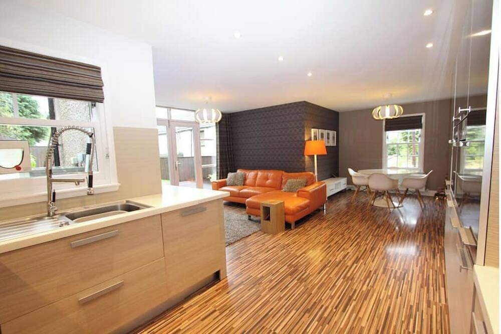 Modern comfort in traditional Scottish village in Aberdeenshire