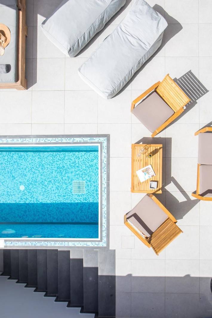 Ferienhaus für 8 Personen, mit Terrasse und Pool in Rhodos Stadt - 3