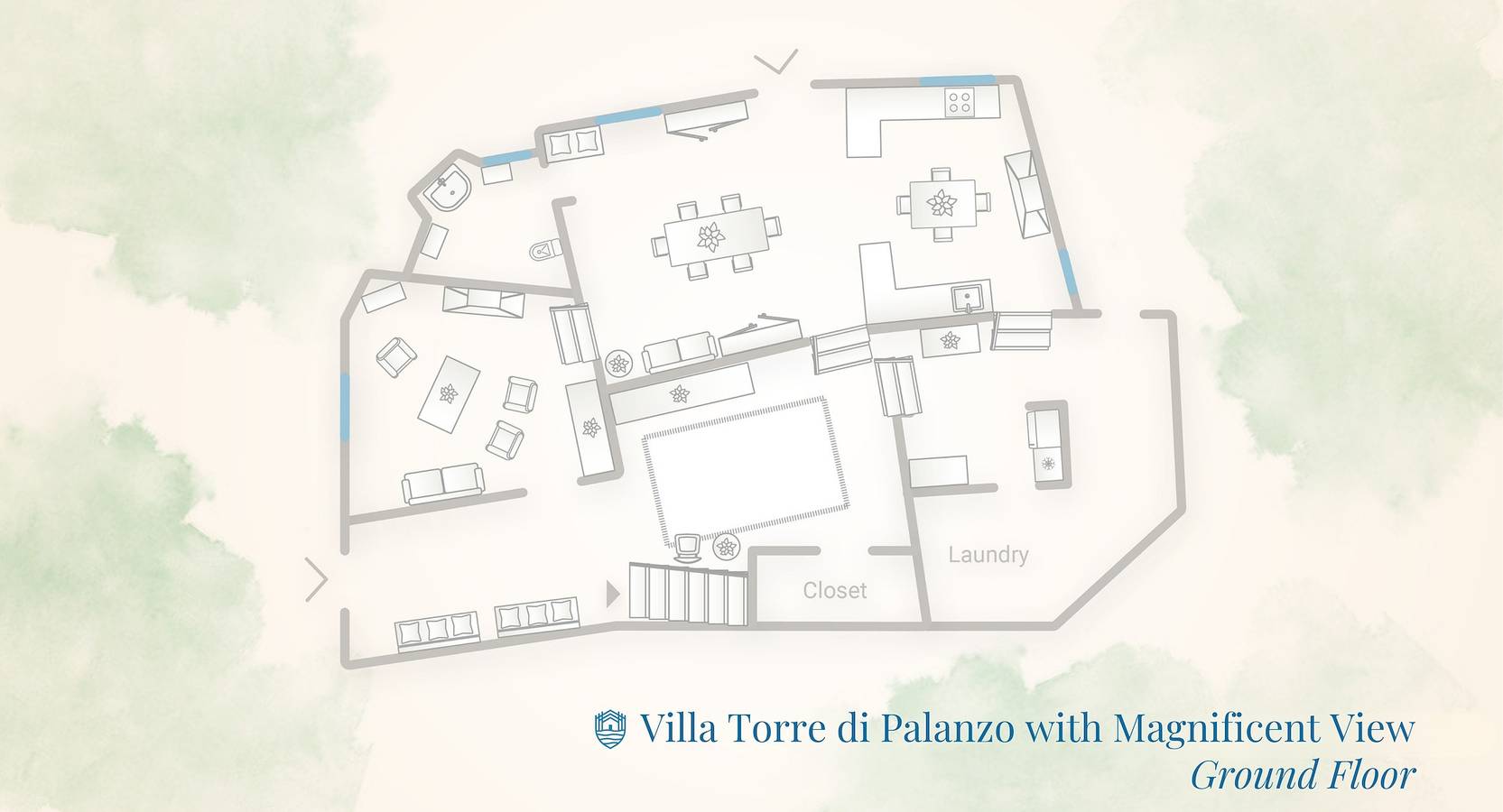 Villa Torre di Palanzo with Magnificent View in Palanzo, Faggeto Lario