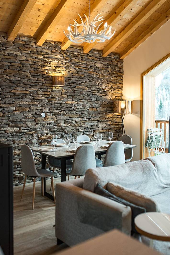 Chalet pour 6 personnes, avec balcon et balcon/terrasse à Saint-Sorlin-d'Arves - 3