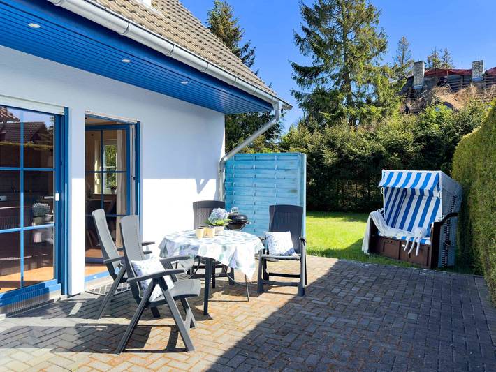 Ferienhaus für 5 Personen, mit Garten und Terrasse sowie Sauna in Wieck am Darß