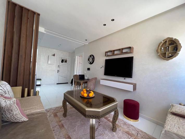 Gîte pour 4 personnes, avec terrasse et vue dans Mehdia