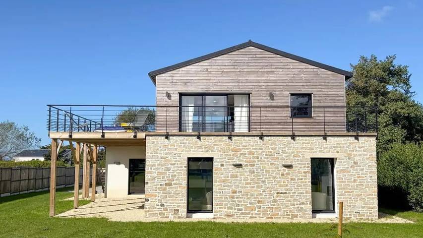 Location de vacances pour 10 personnes, avec jardin à Saint-Pabu