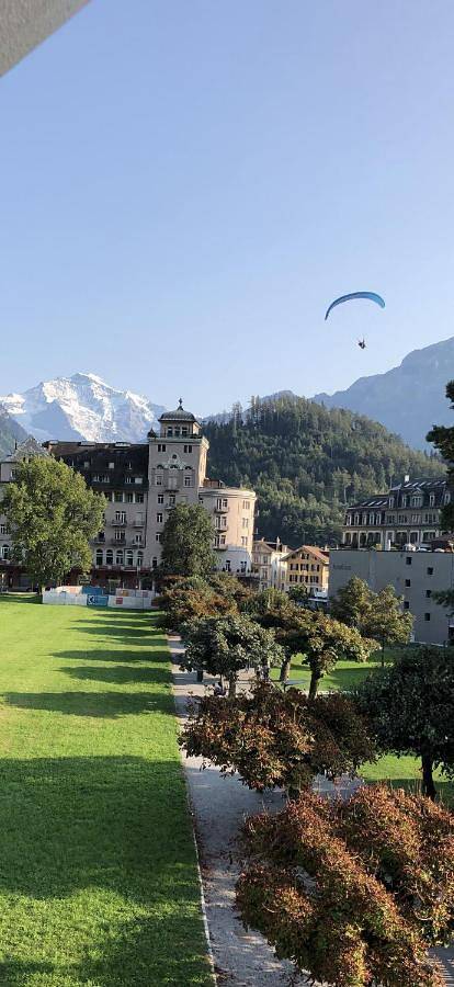 Apartamento para 6 personas, con jardín y vistas en Interlaken