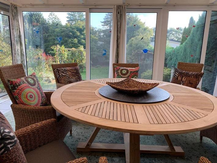 Appartement de vacances pour 5 personnes, avec vue et jardin