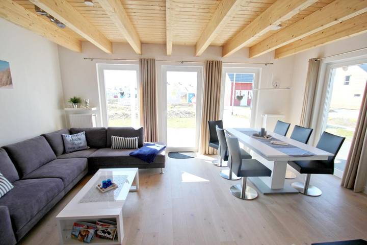 Ferienhaus für 6 Personen, mit Terrasse und Sauna sowie Ausblick, mit Haustier in Gager - 4
