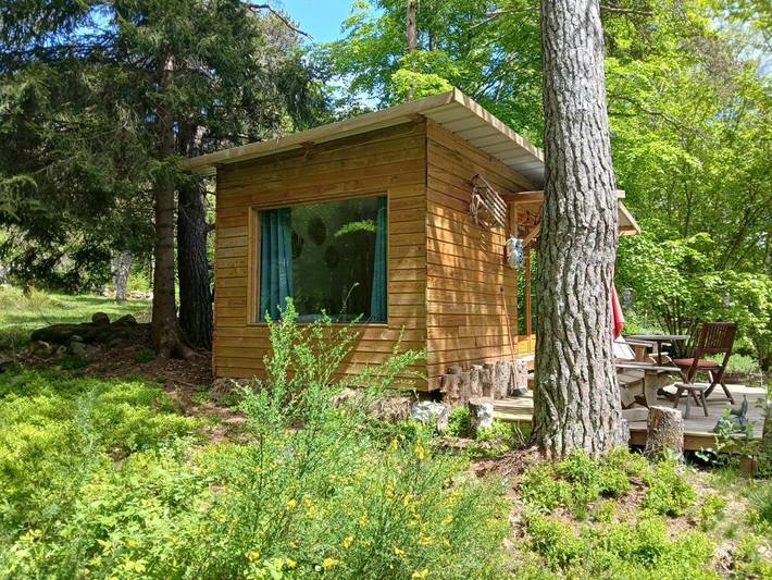 Location de vacances pour 3 personnes, avec vue et jardin à Champclause - 4
