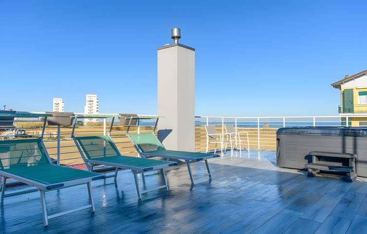 Ferienwohnung für 4 Personen, mit Balkon und Whirlpool, mit Haustier in Marche