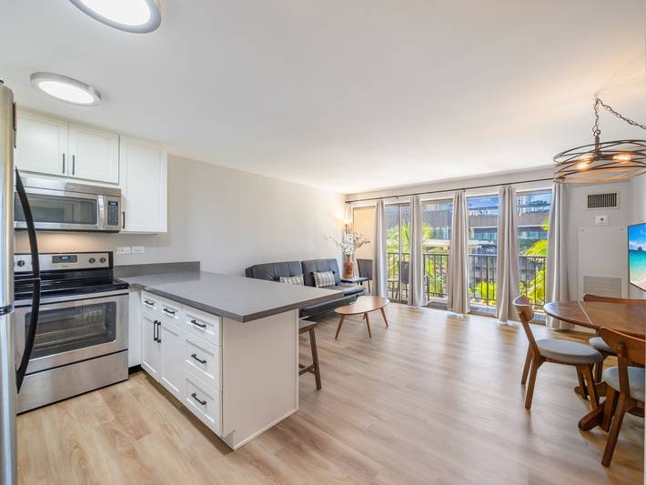 Gîte pour 3 personnes, avec piscine ainsi que balcon et jardin, adapté aux familles à Honolulu - 2