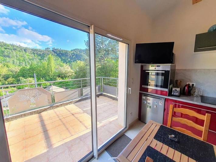 Gîte pour 4 personnes, avec jardin et vue à Sainte-Cécile-d'Andorge - 3