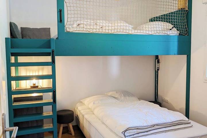 Appartement entier, Appt T3 duplex bord du lac avec jardin in Génos, Pyrénées