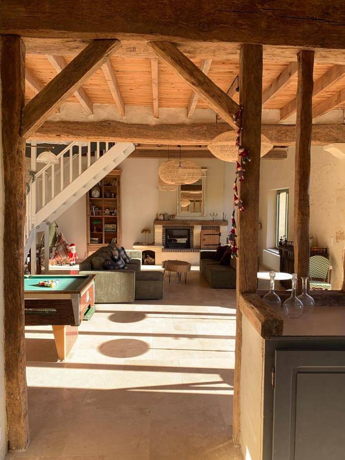 Location de vacances pour 11 personnes, avec terrasse ainsi que vue et jardin à Le Gué-de-la-Chaîne - 4