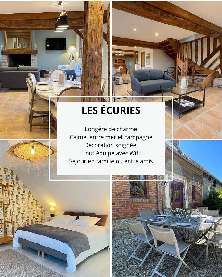 Les écuries à 12 mn de Cabourg in Goustranville, Région de Lisieux