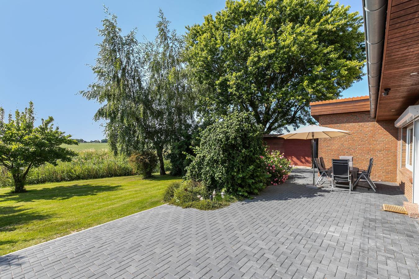 Ferienhaus 'Timeout' mit Terrasse, Garten, Strandkorb und W-Lan in Friedrichskoog, Dithmarschen