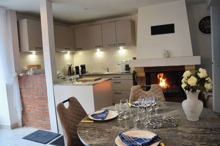 Appartement de vacances pour 3 personnes, avec jardin