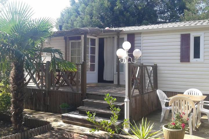 Mobihom mountain view good for a small family for a pleasant stay in Lucciana, Bastia region