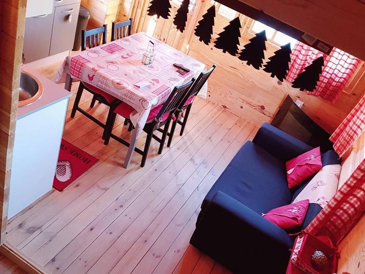Chalet pour 6 personnes, avec jardin