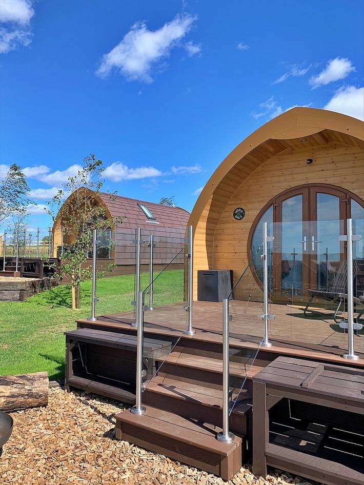 Glamping for 5 people, with Terrace and Garden in Yorkshire