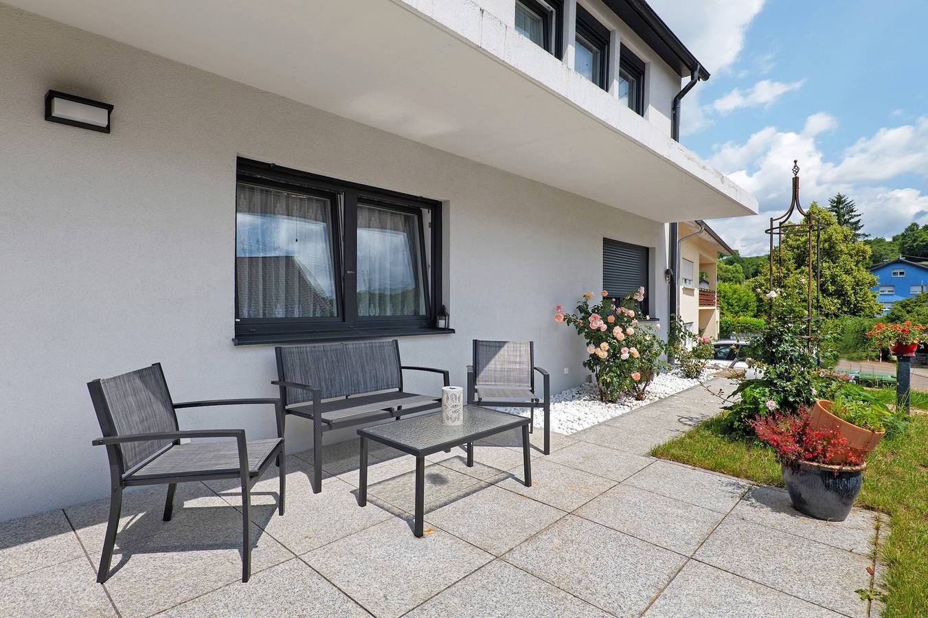Appartement entier, Appartement 'Ferienwohnung' avec terrasse privée, jardin privé et Wi-Fi in Hoffenheim, Sinsheim