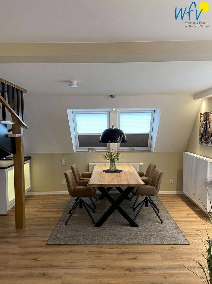 Ferienwohnung für 4 Personen, mit Garten und Balkon auf Borkum - 4