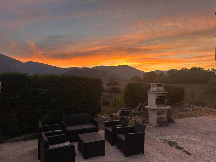 Appartement de vacances pour 2 personnes, avec Terrasse ainsi que Jardin et Vue