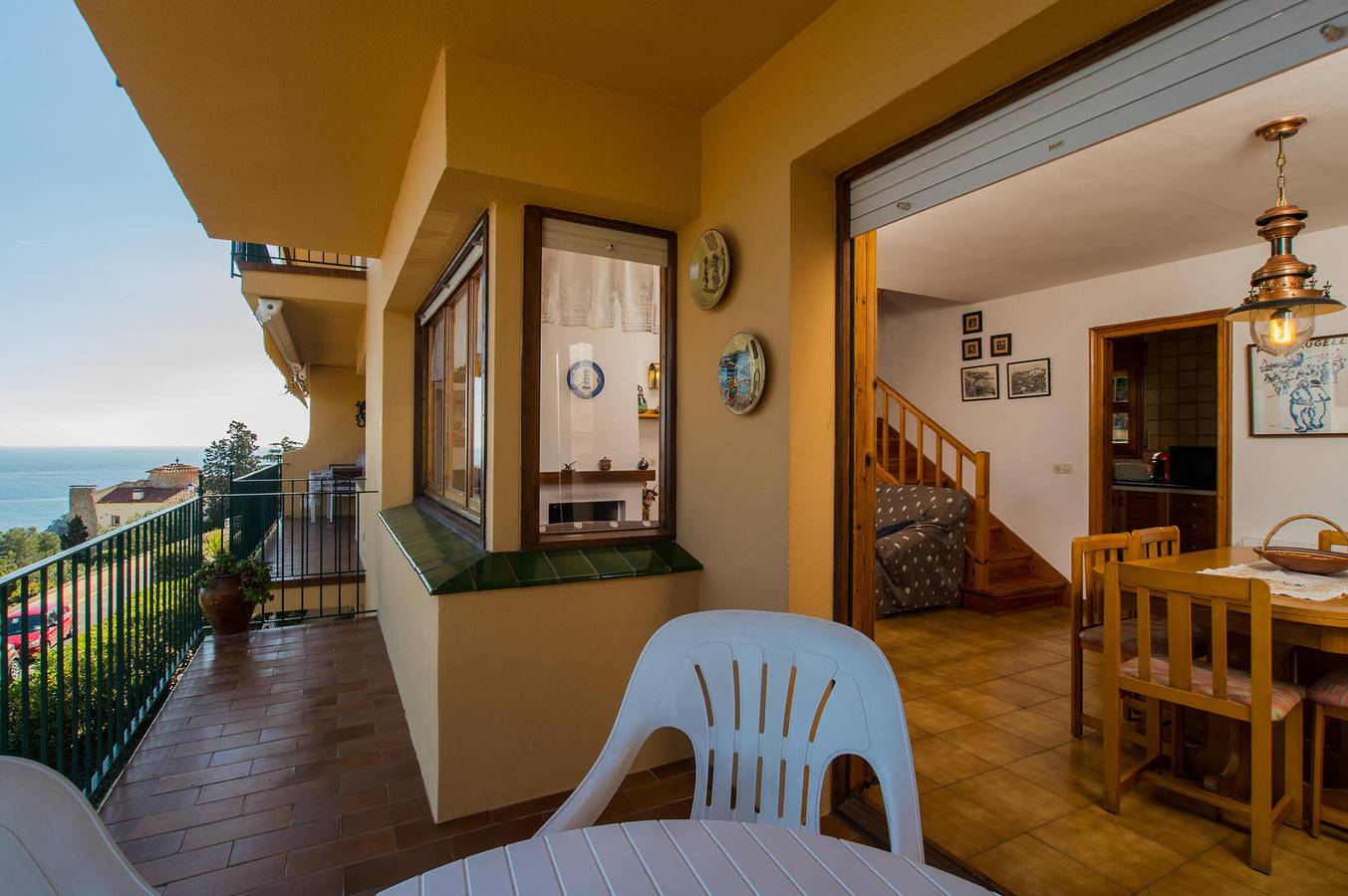 Appartement entier, J-1 Duplex avec excepcionelle vue sur mer in Calella de Palafrugell, Palafrugell