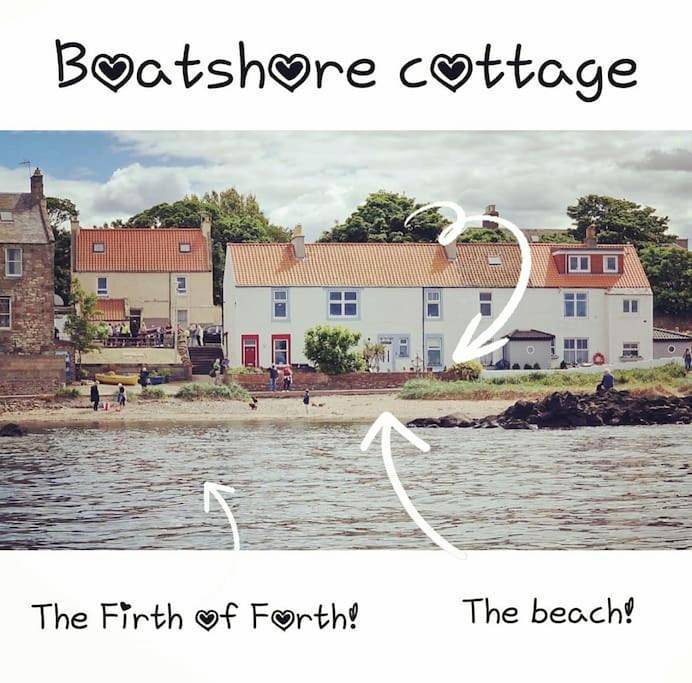 Location de vacances pour 4 personnes, avec jardin ainsi que terrasse et vue dans Port Seton