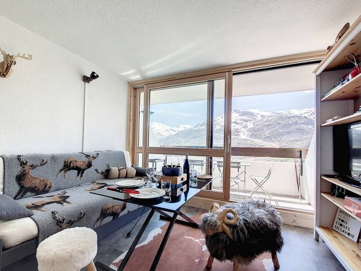 Location de vacances pour 4 personnes, avec Vue dans Les Trois Vallées