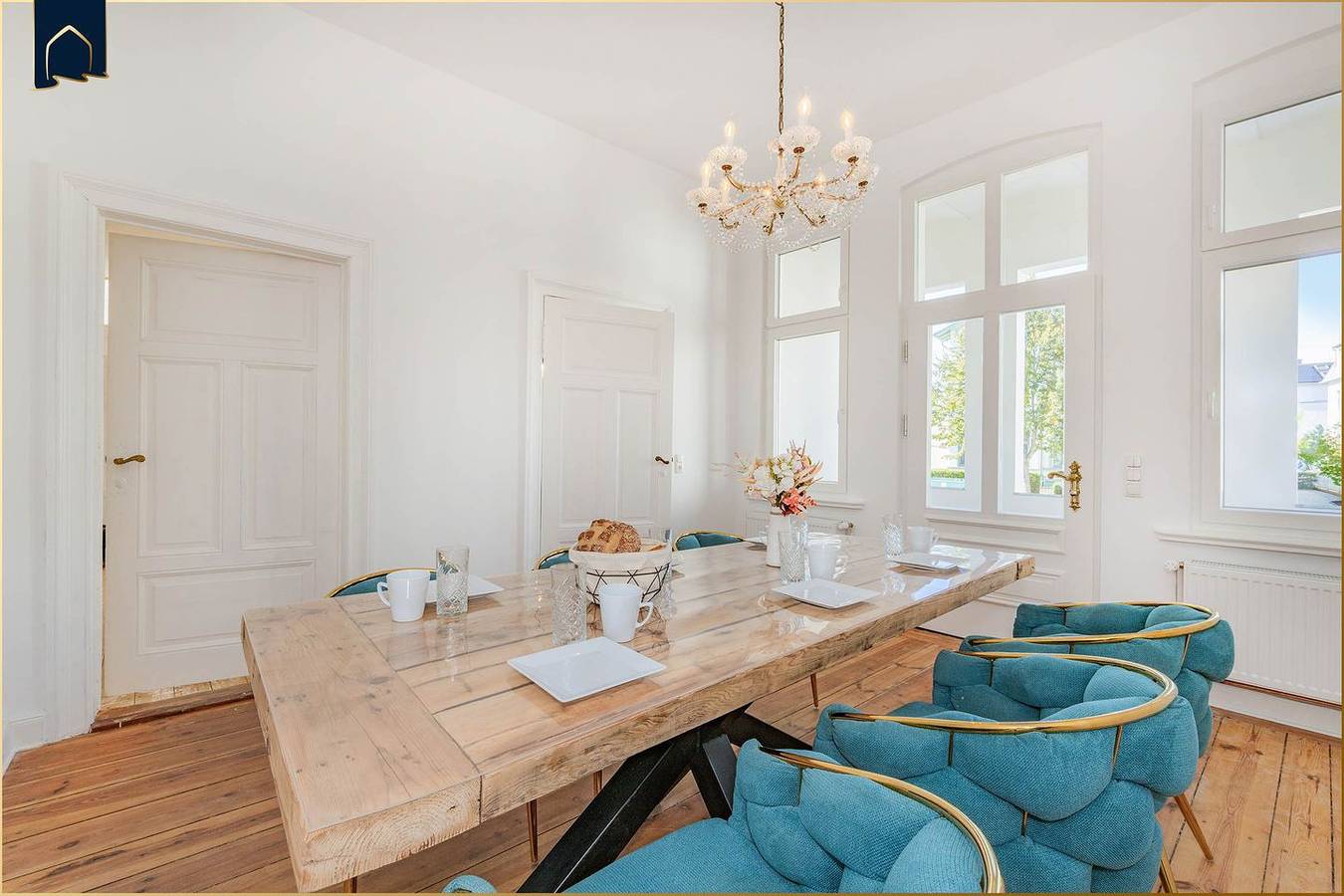 Ganze Wohnung, Komfortables Apartment in der Villa Tanneck mit Balkon und Strandnähe in Ahlbeck in Drei Kaiserbäder, Heringsdorf