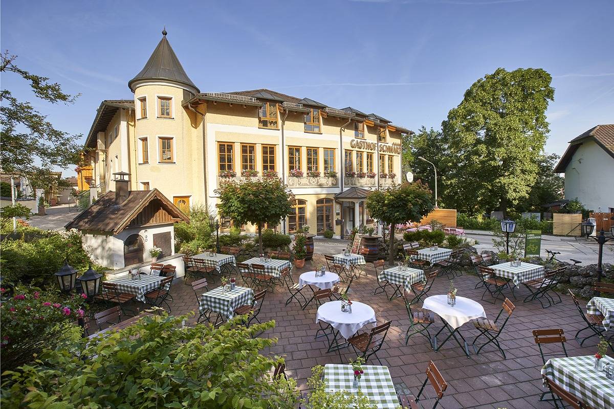 Hotel-Gasthof Schwarz - Doppelzimmer Economy mit Wlan und Tv in Mehring (Bayern), Landkreis Altötting