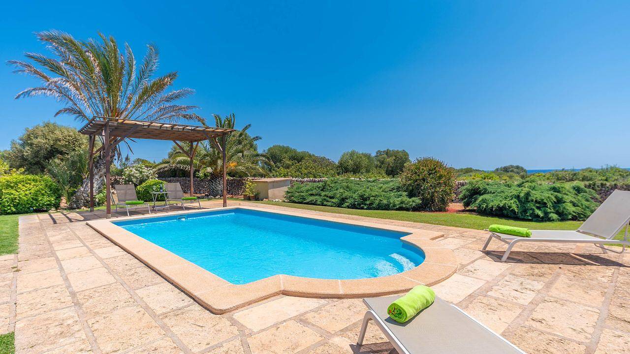 Chalet para 6 personas con piscina in S'illot Cala Morlanda, Manacor